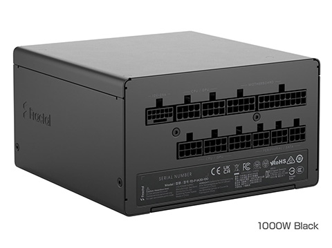 Fractal Designの80PLUS GOLD電源「Ion 3 Gold 1000W」が入荷、PCIe