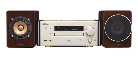 ビクター最上位ウッドコーンコンポ「EX-HR10000」。人工熟成