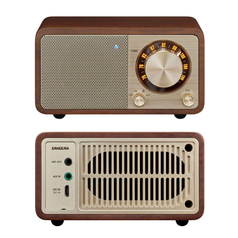 ウッドキャビネット採用のラジオ付きBluetoothスピーカー - AV Watch