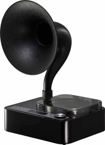 蓄音機のようなホーン採用したBluetoothスピーカー - AV Watch
