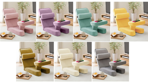 ニトリ「ゲーミング座椅子」、ベロア素材の新色を発売！ 高い背もたれ