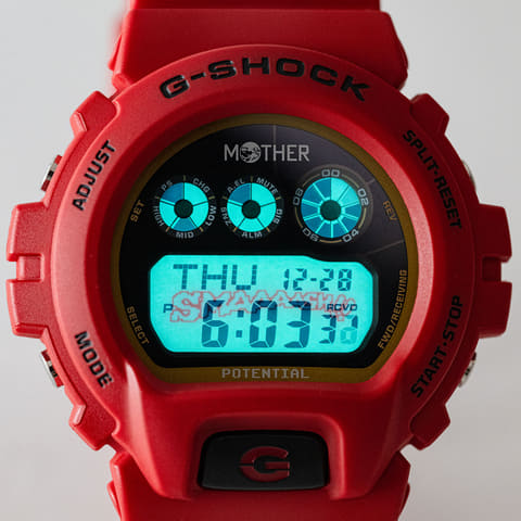 RPG「MOTHER」×G-SHOCKコラボ第2弾、マザーレッドの「GW-6900」が発売