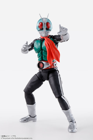 仮面ライダー新1号」、S.H.Figuarts（真骨彫製法）より仮面ライダー50