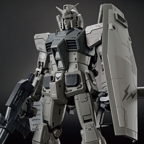 オリジナルカラーとシールド、「MG 1/100 RX78FRGMT GUNDAM」抽選