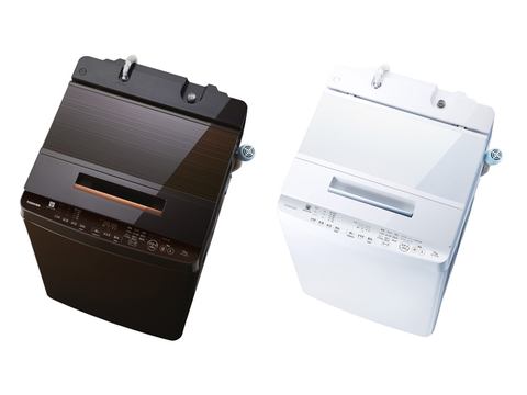 東芝、ウルトラファインバブルですすぎ残しを低減した、大容量12kgの縦