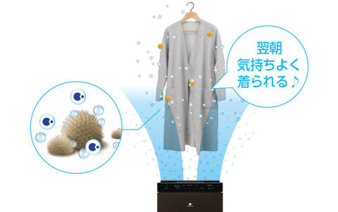 パナソニック、花粉を無力化する「ナノイーX」加湿空気清浄機のミドル