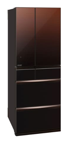 三菱電機、AIが庫内の温度を最適に制御する、真ん中野菜室レイアウトの