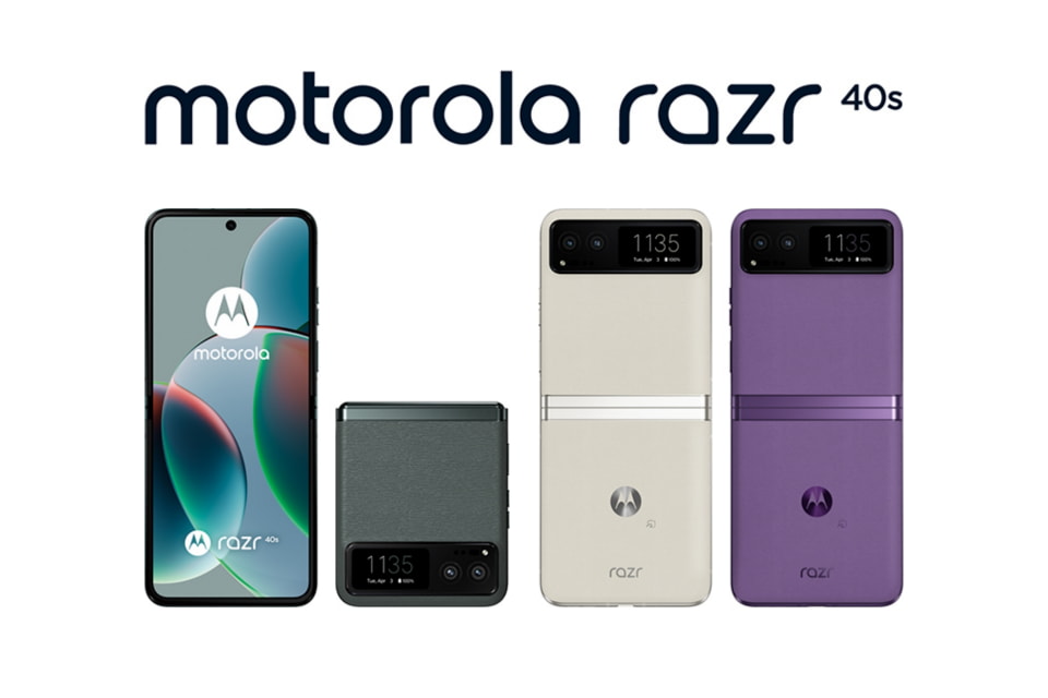 ソフトバンク、折りたたみスマホの「razr 40s」を12月発売へ