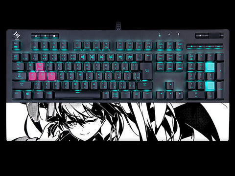 水*煮様 初音ミク ゲーミングキーボード Thermaltake LEVEL 20 RGB