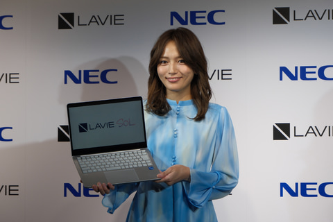 NEC PC、Z世代向けノート「LAVIE SOL」CMに川口春奈さん起用。POPUP