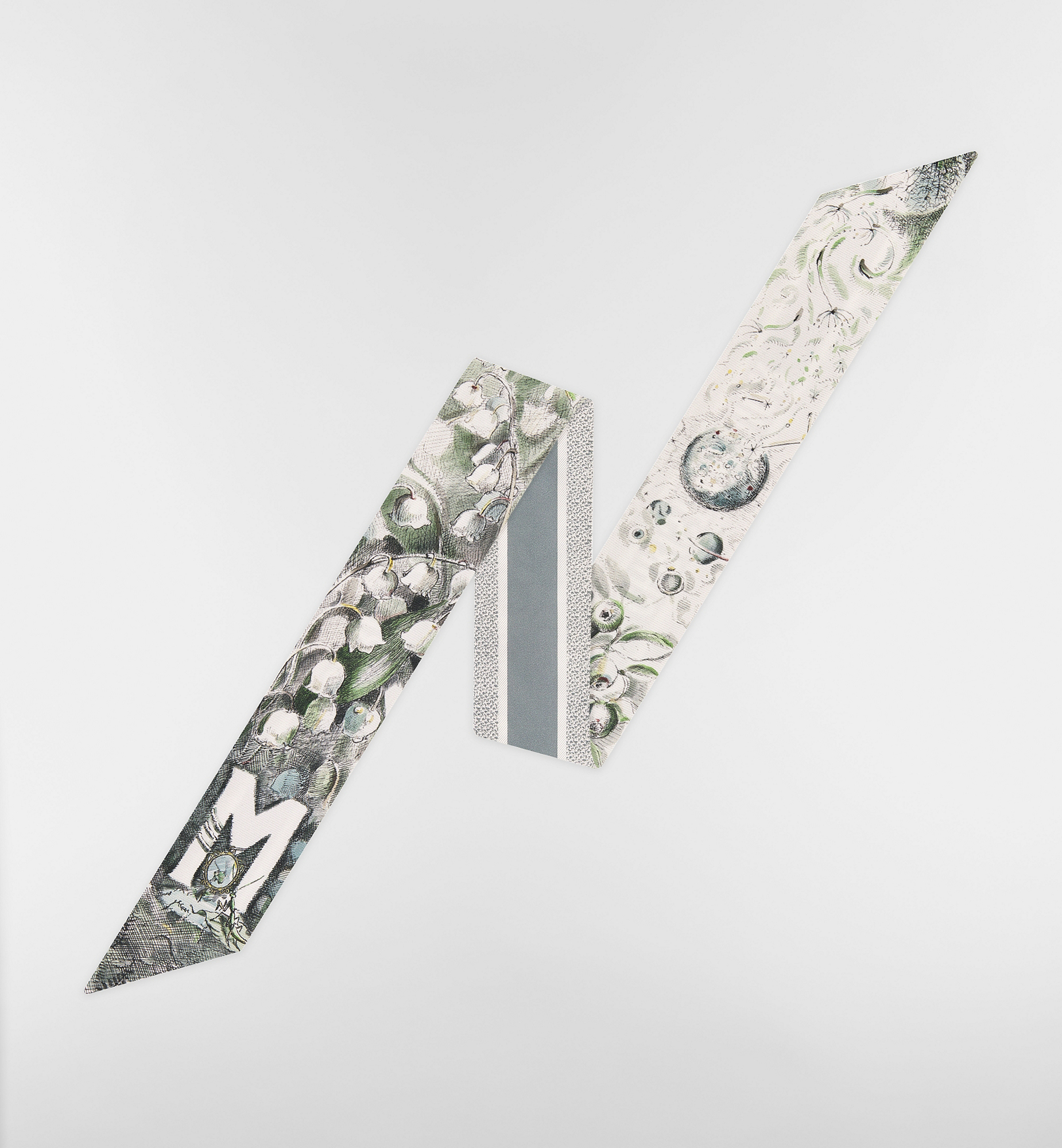 DIOR | ABCDior ミッツァ スカーフ M Muguet - Merveille シルクツイル