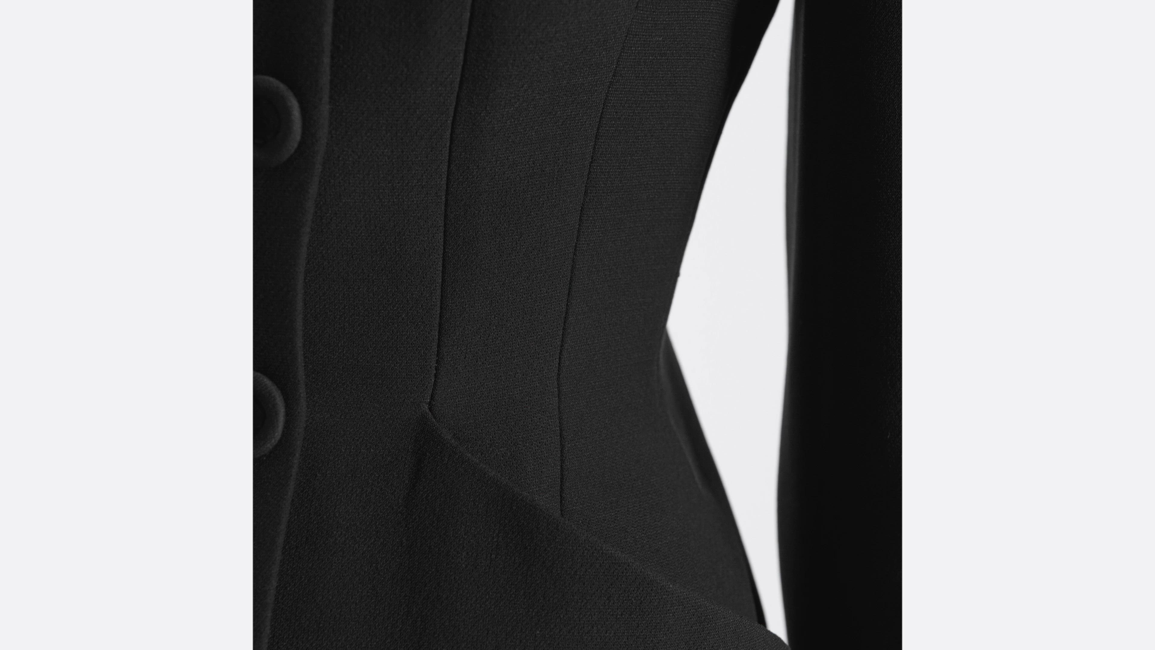 DIOR | 30 Montaigne バー ジャケット ダブルブレスト ウール & シルク