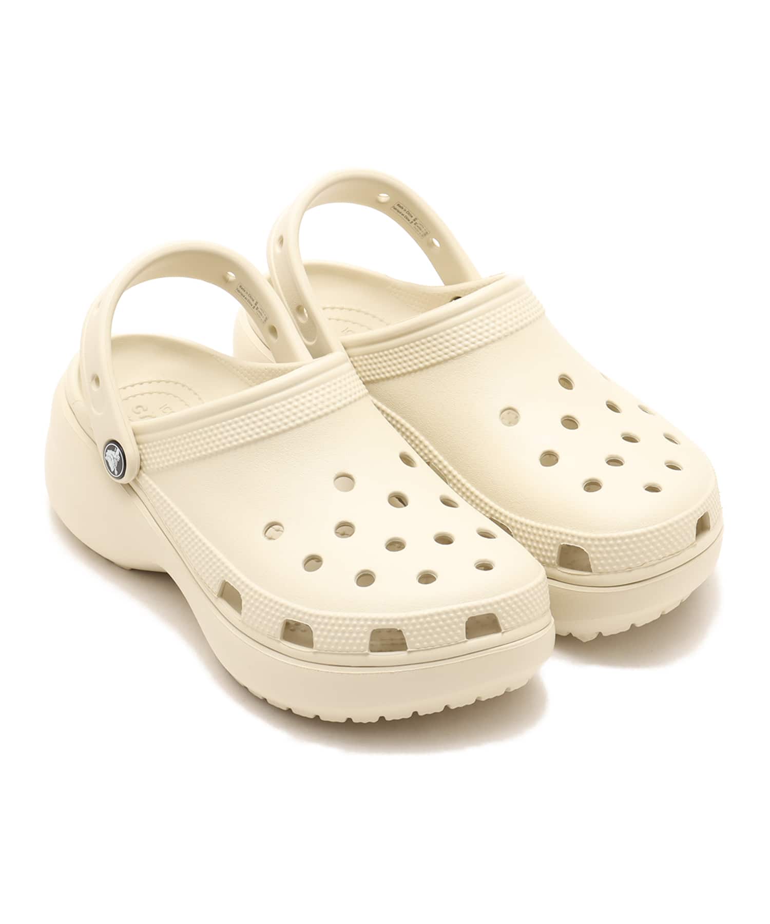 Crocs Classic Platform Clog W Bone （クロックス クラシック
