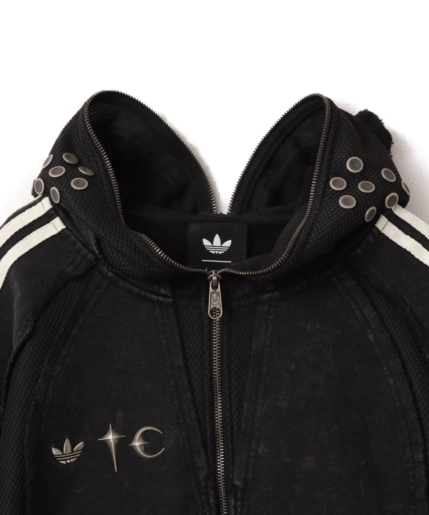 adidas THUG CLUB TEAMGEIST HOODED ZIP UP ブラック（アディダス サグ