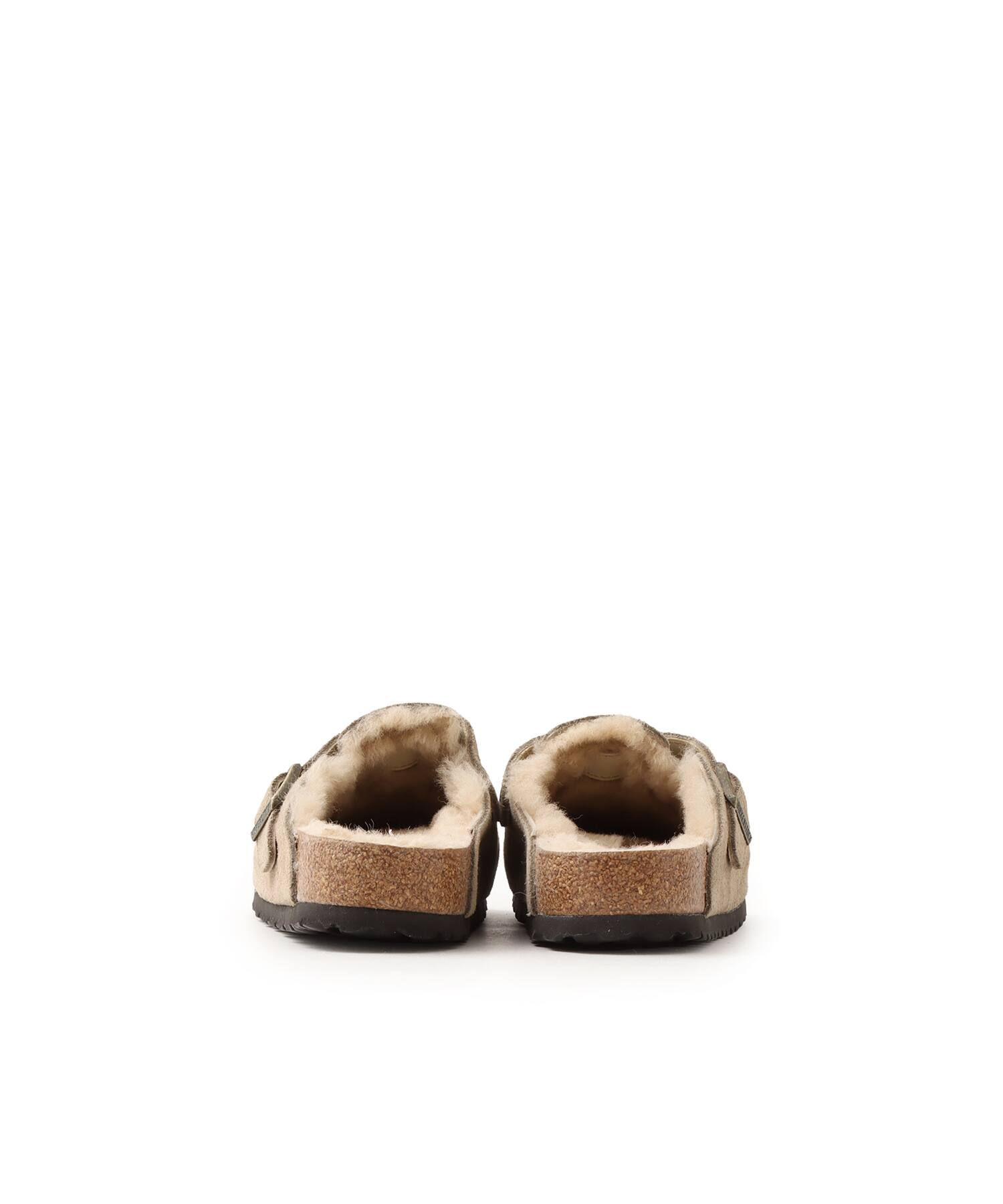 BIRKENSTOCK BOSTON SHEARLING LEVE TAUPE LAF TAUPE