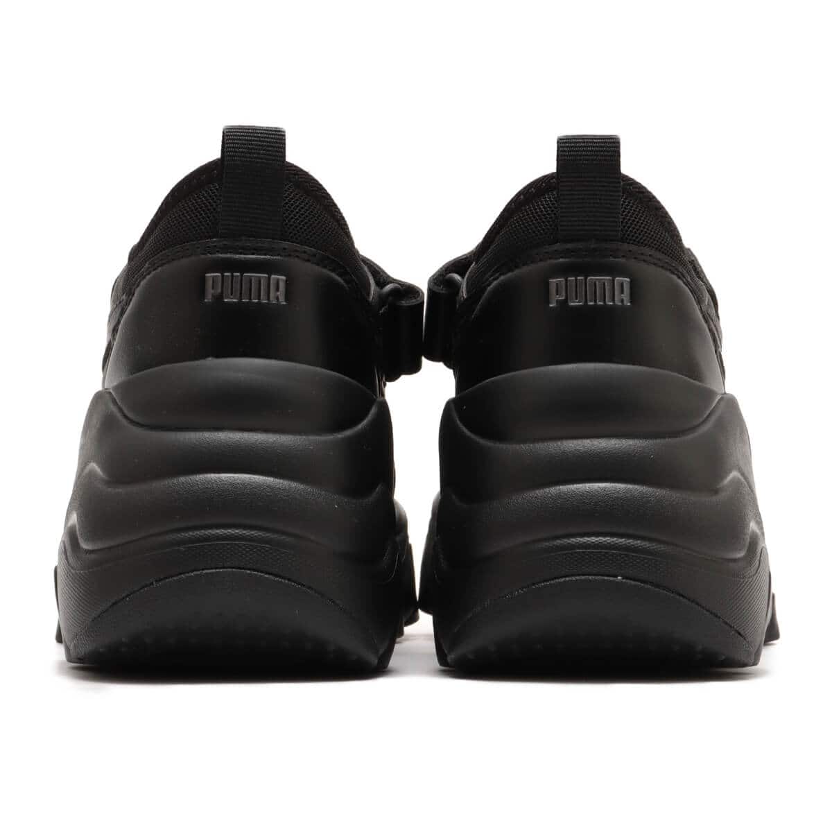 PUMA PULSAR WEDGE WNS SANDAL PUMA BLACK-PUMA AGED SILVER（プーマ