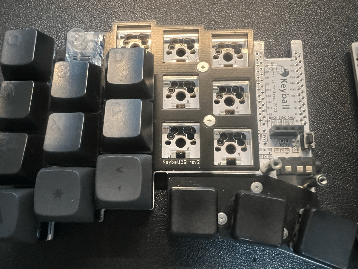 keyball39無線化キット「SeaSide39」ビルドログ｜kazy