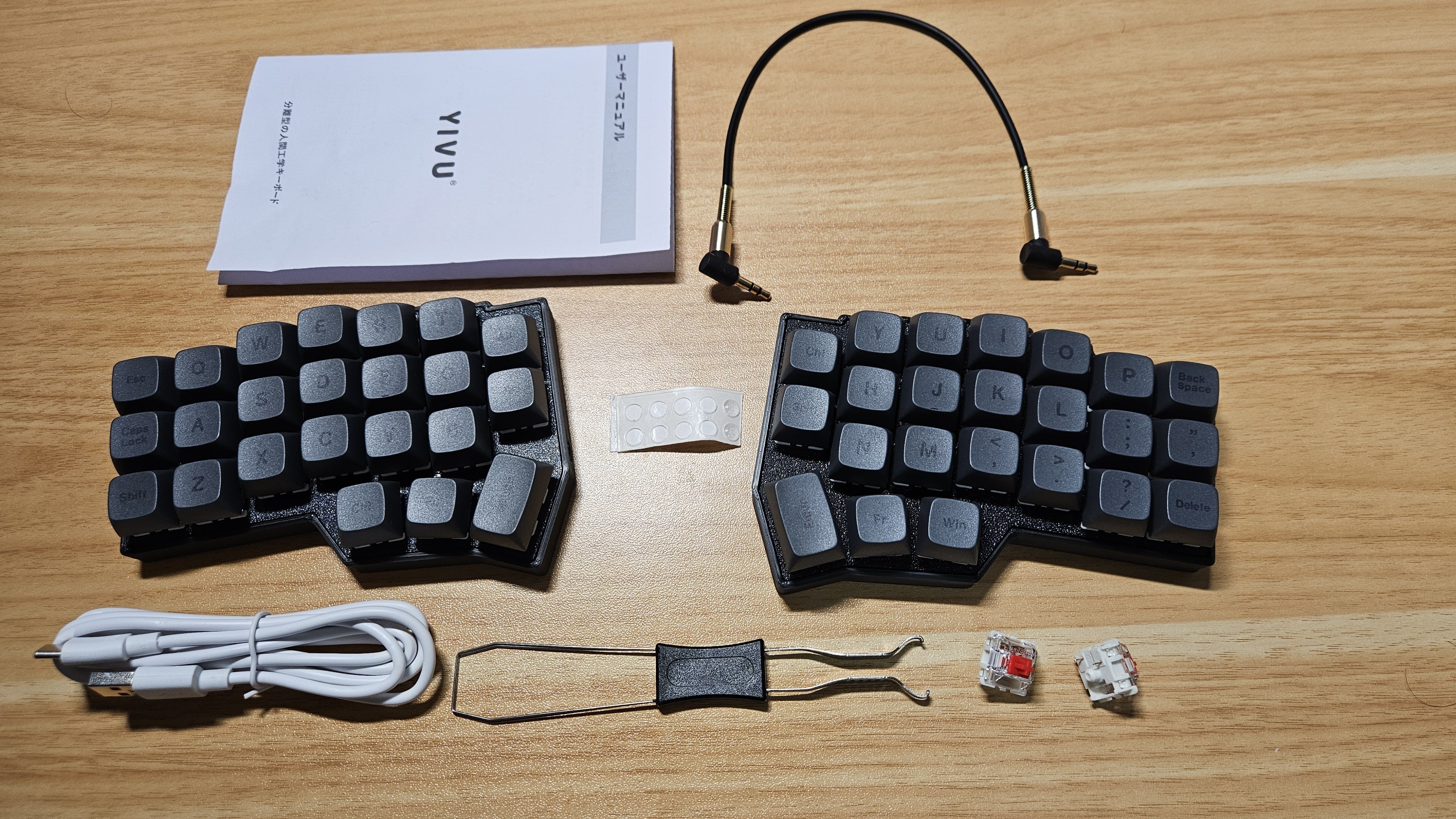 人柱】激安分割キーボードを買った【YIVU Corne V4 】｜matsu