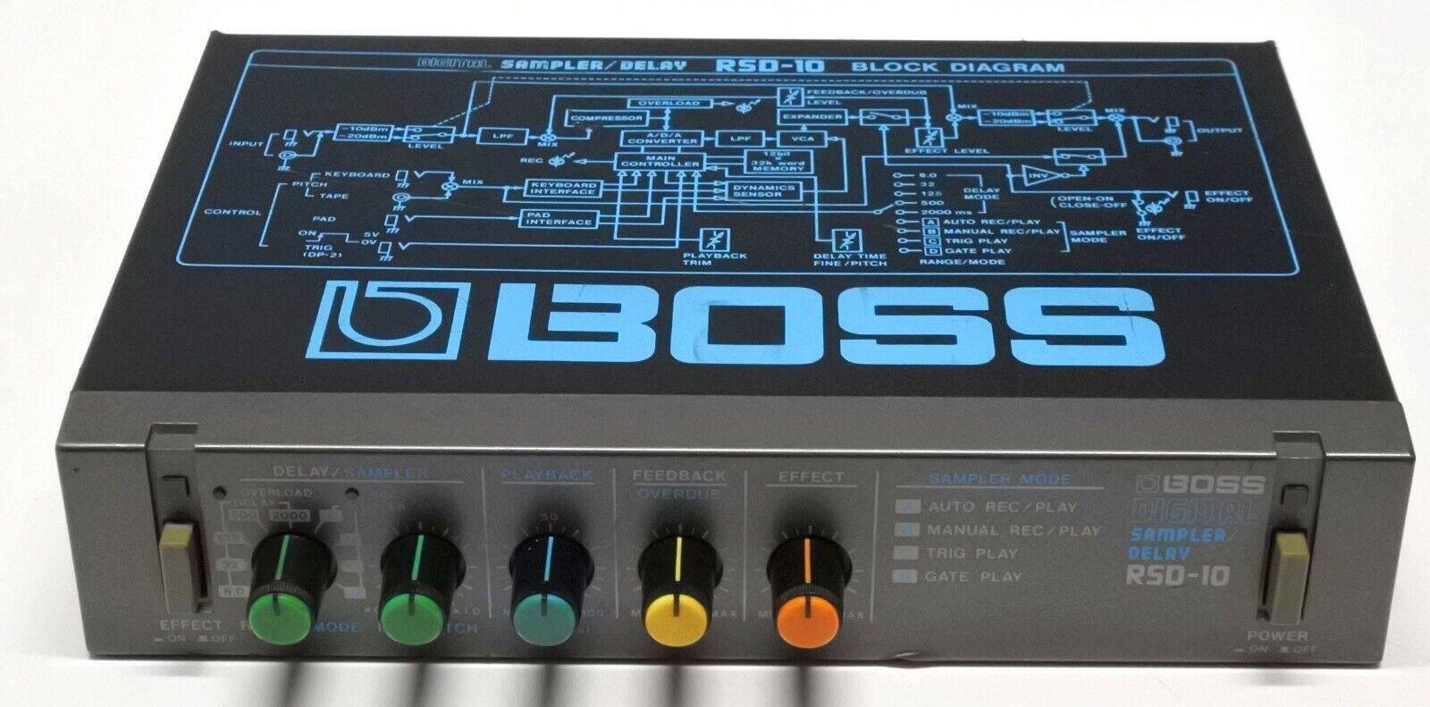 BOSS RSD-10 DIGITAL SAMPLER / DELAY (BOSS MICRO RACK SERIES)｜K/Inada