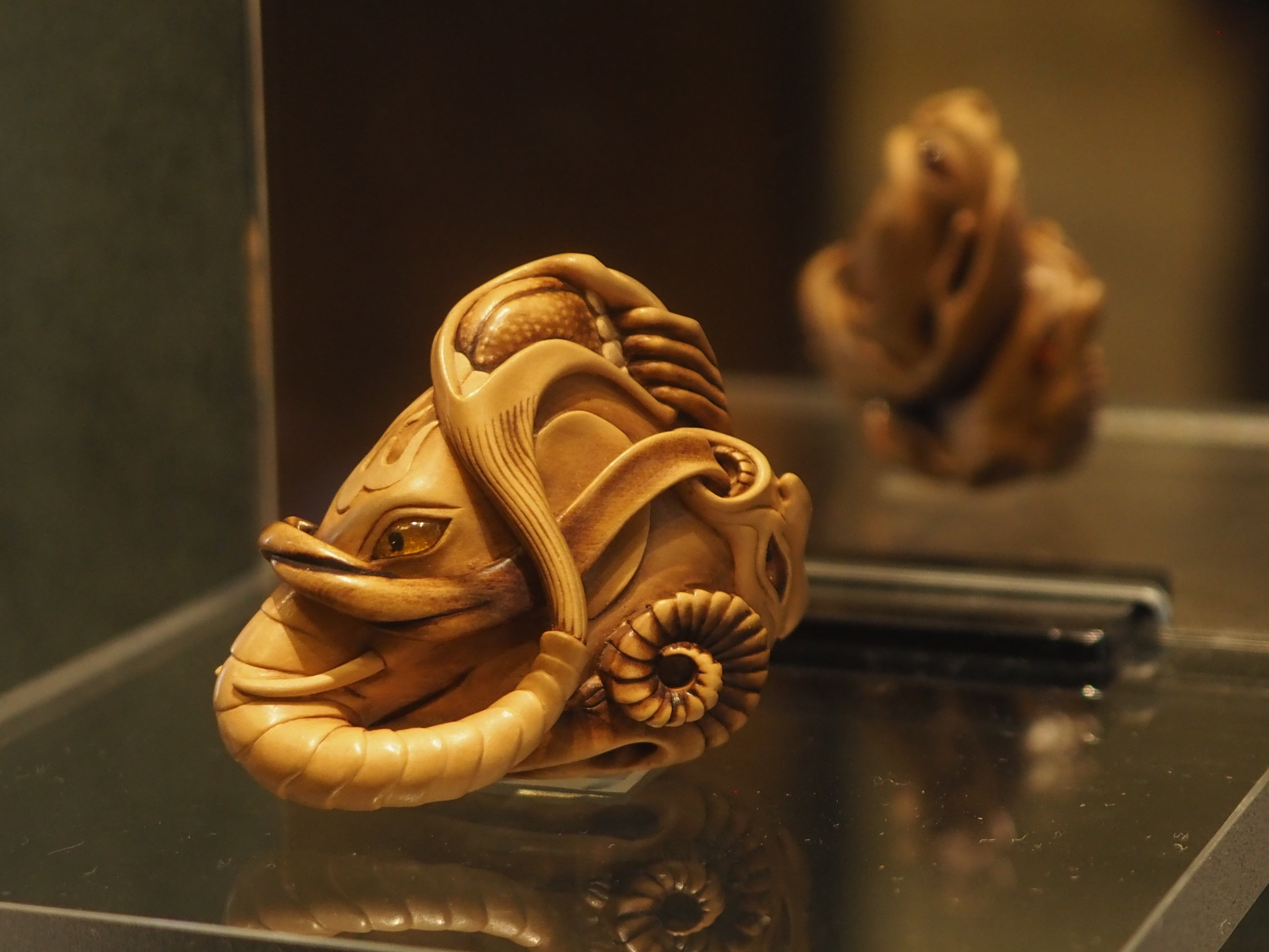 超絶技巧の「根付」コレクション @東京国立博物館/2024年1月上旬｜かわかわ