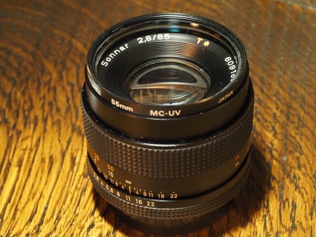 レンズ沼の歩き方」Contax Carl Zeiss Sonnar 2.8/85 T＊ AEG｜saphirinus