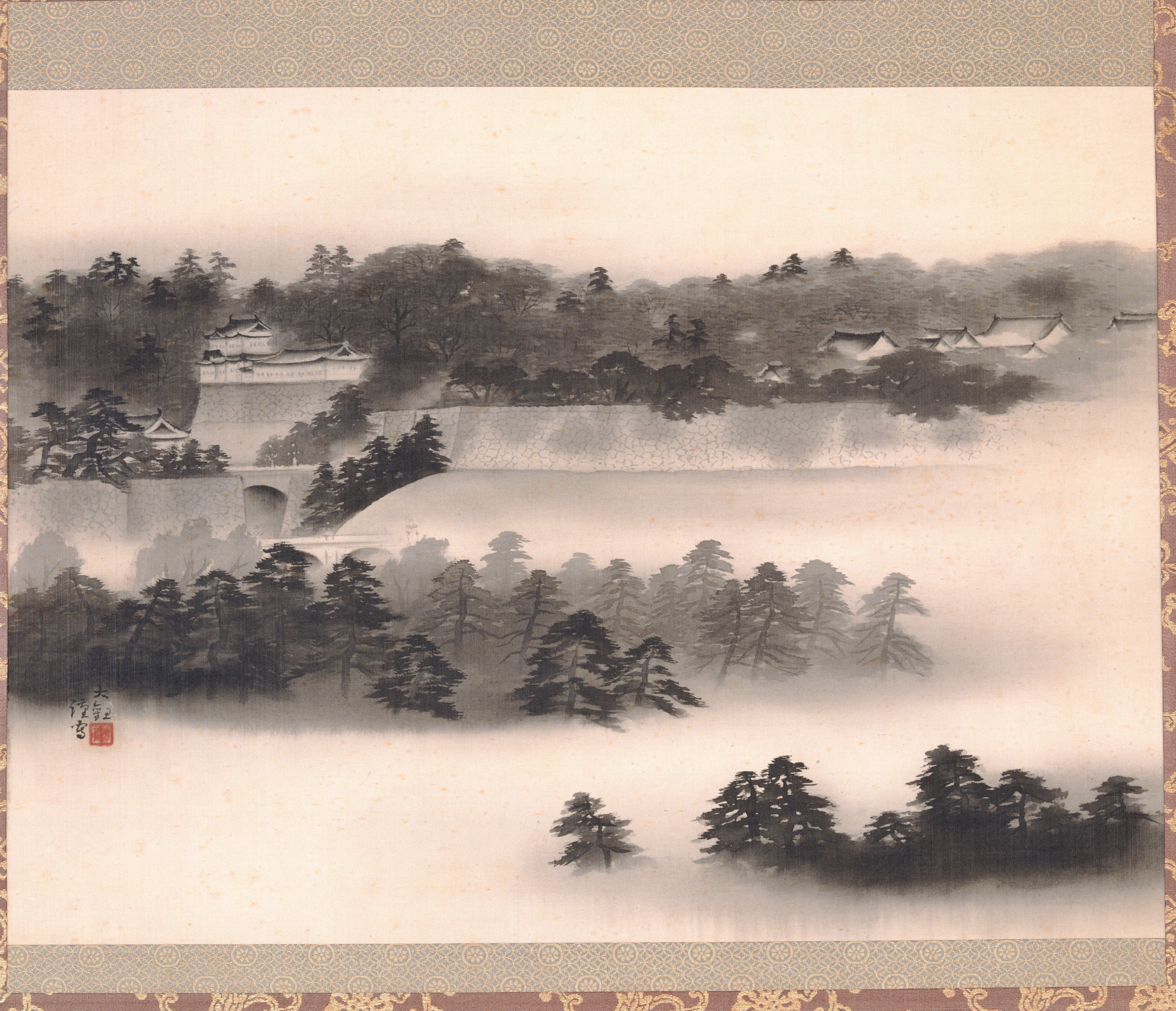 作品一覧】横山大観《千代田城》｜講談社野間記念館