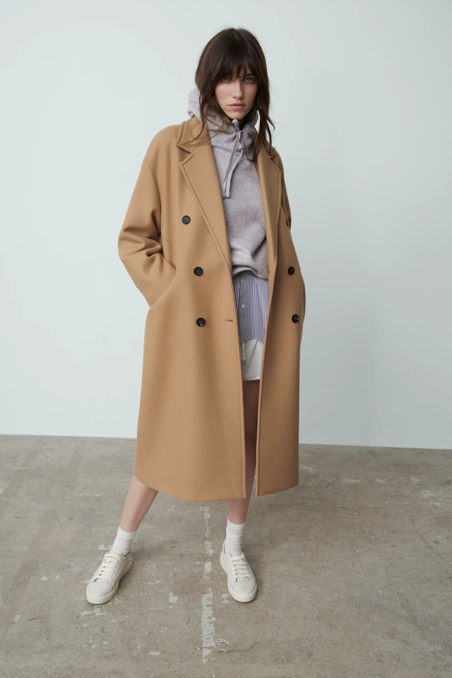 ZARA(ザラ)の「オーバーサイズ ウールブレンド コート」 - PARTE