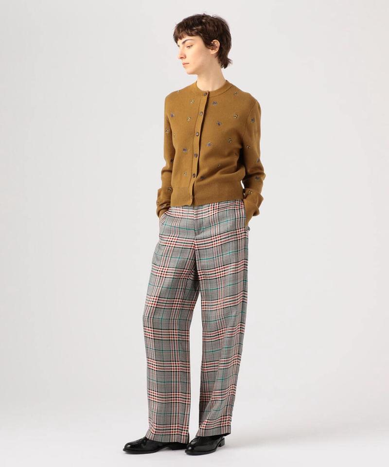 CABaN(キャバン)の「CABaN コットンカシミヤ エンブロイダリークルー