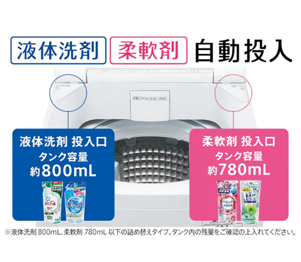 AQW-VA8N | 容量8kg | Prette series（プレッテシリーズ） | 全自動