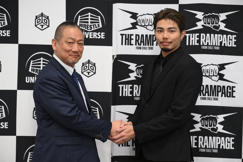 THE RAMPAGE”武知海青がプロレスラーとしてDDTに入団し、7・13後楽園で