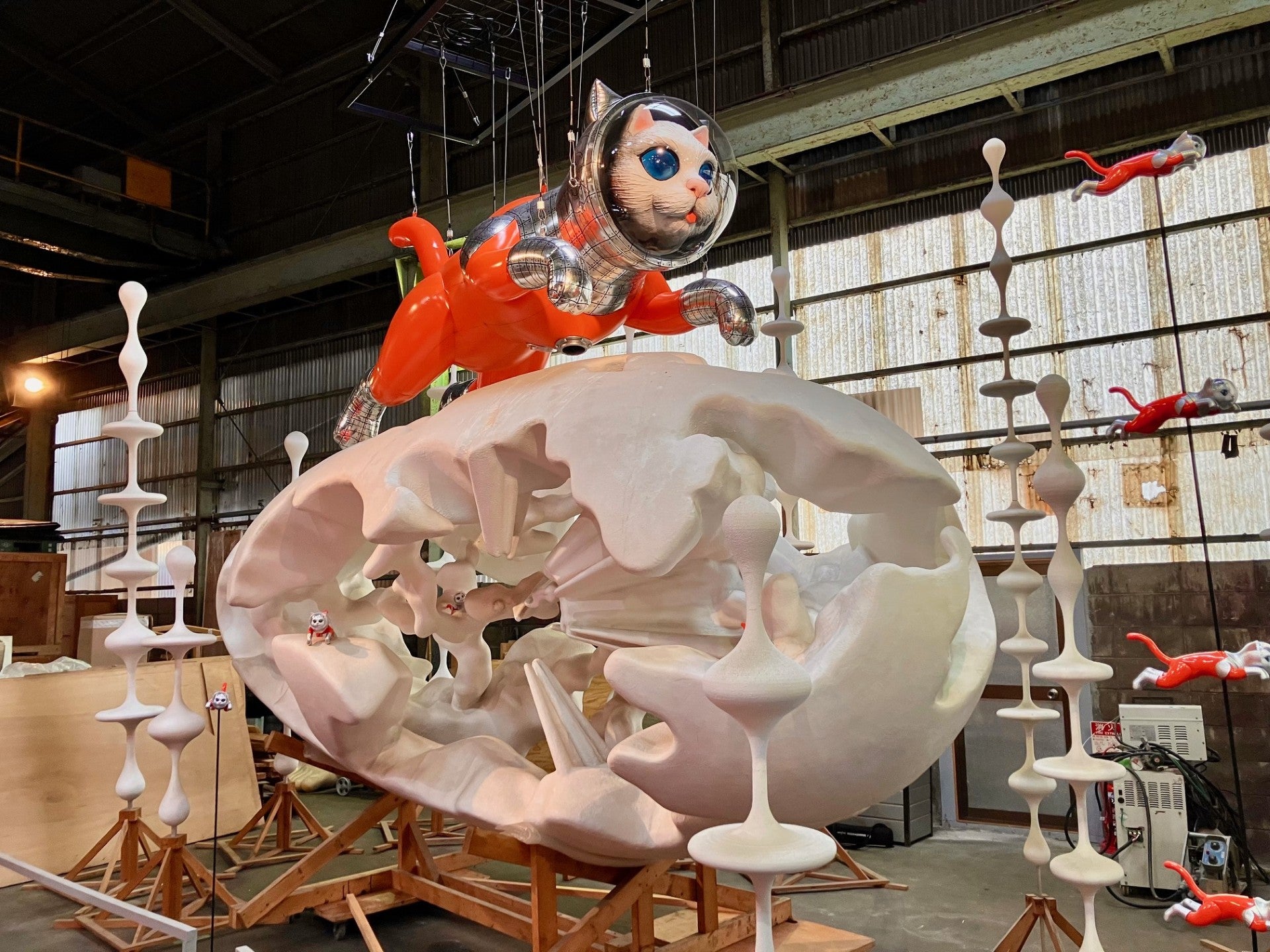 レポート】ヤノベケンジさんの宇宙猫物語最終章「LUCA：THE LANDING