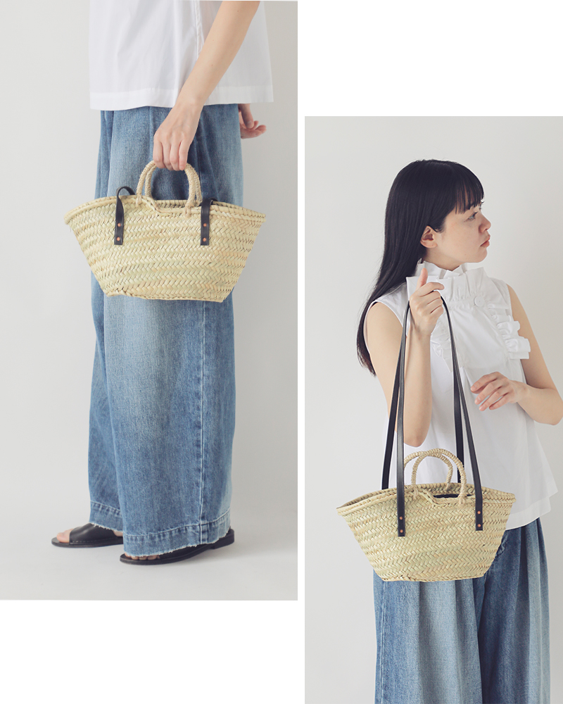 Aeta アエタ ロングハンドル バスケット バッグ Sサイズ “TAZA BASKET