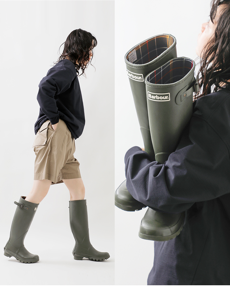 30%OFF】Barbour バブアー トール ウェリントン レイン ブーツ “BEDE