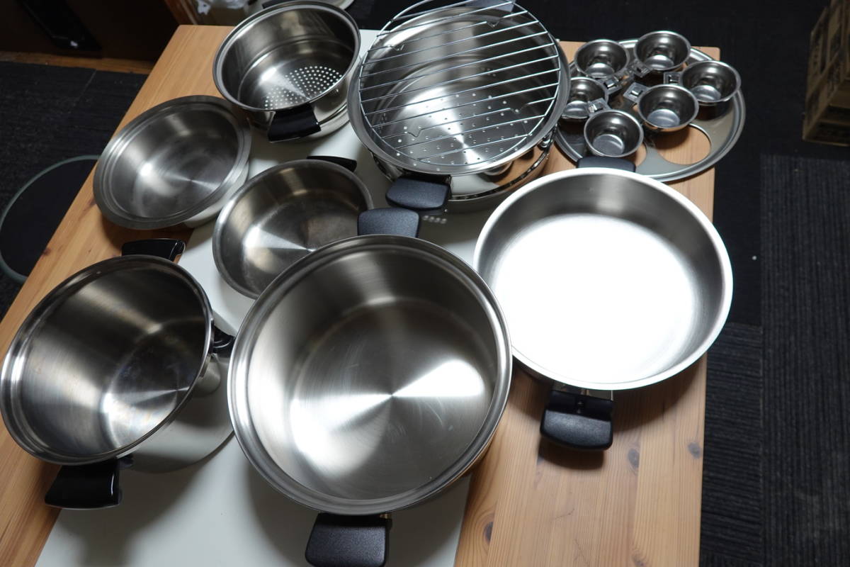 アムウェイ クイーン フライパン 鍋セット 美品 Amway アムウェイ