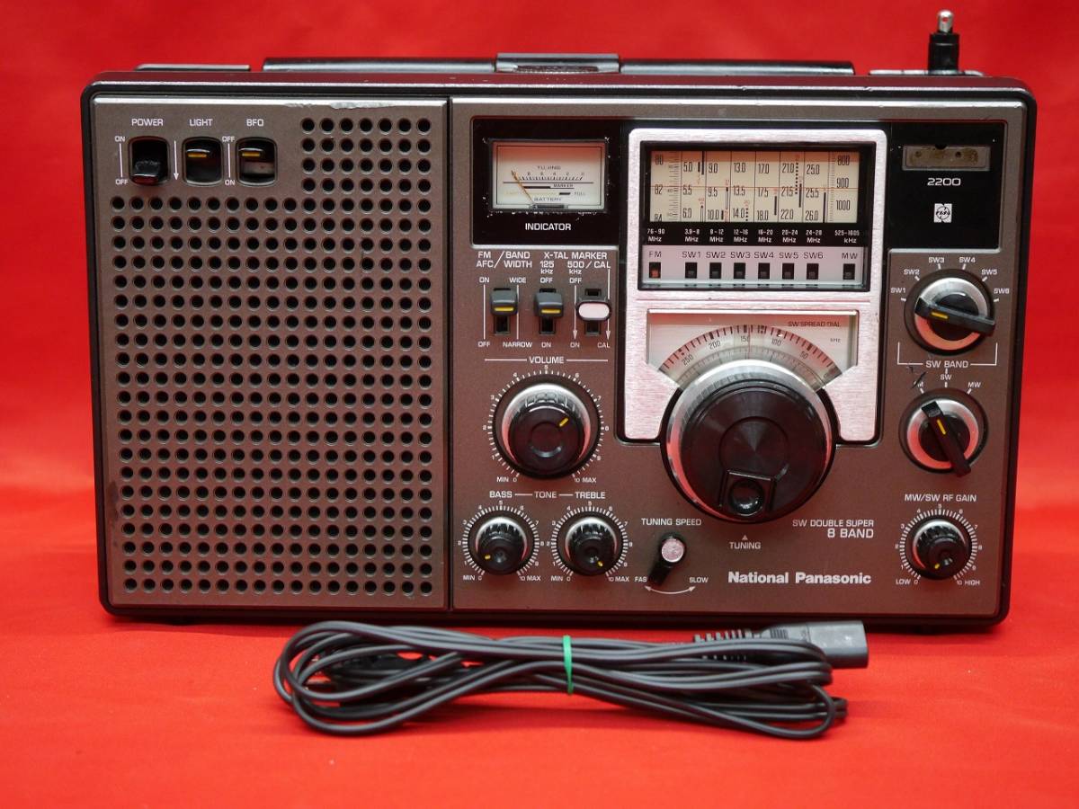 National Cougar 2200 クーガー ラジオ ジャンク品 ナショナル