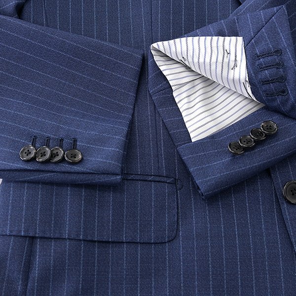 新品 ヒルトン HIROKUNI TOGA 春夏 GUABELLO 撥水 メランジ ストライプ