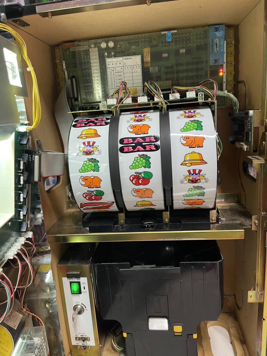 パチスロ実機】北電子☆ハイパージャグラーV【不要機付】4号機・レア