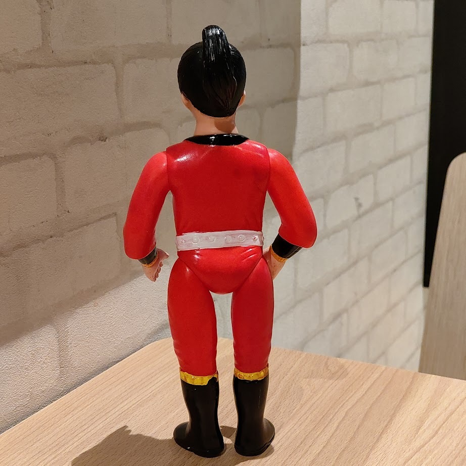 当時物 希少 快傑ライオン丸 無版権 パチ ビンテージソフビ 獅子丸