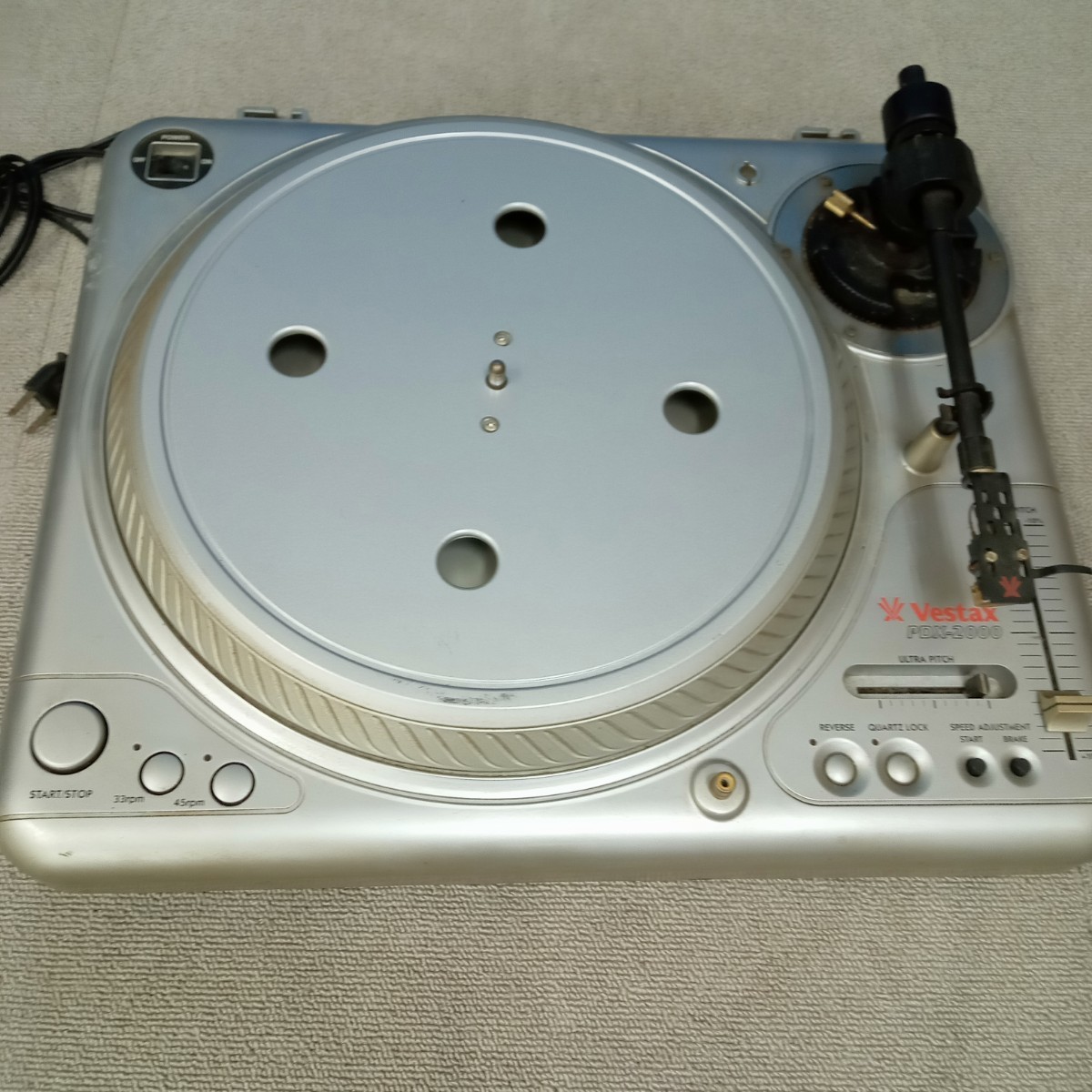 Vestax PDX-2000 通電確認 Vestax PDX-2000 通電確認