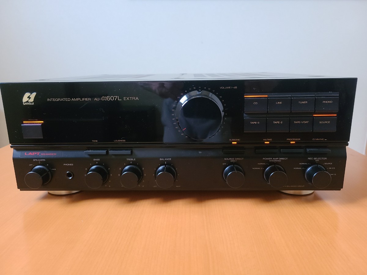 SANSUI サンスイ プリメインアンプ AU-α607KX 音出しOK 現状品