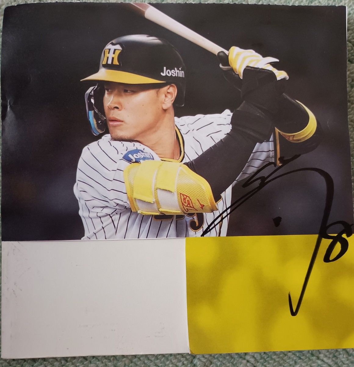 阪神タイガース 佐藤輝明選手サイン入り額入り色紙｜Yahoo!フリマ（旧