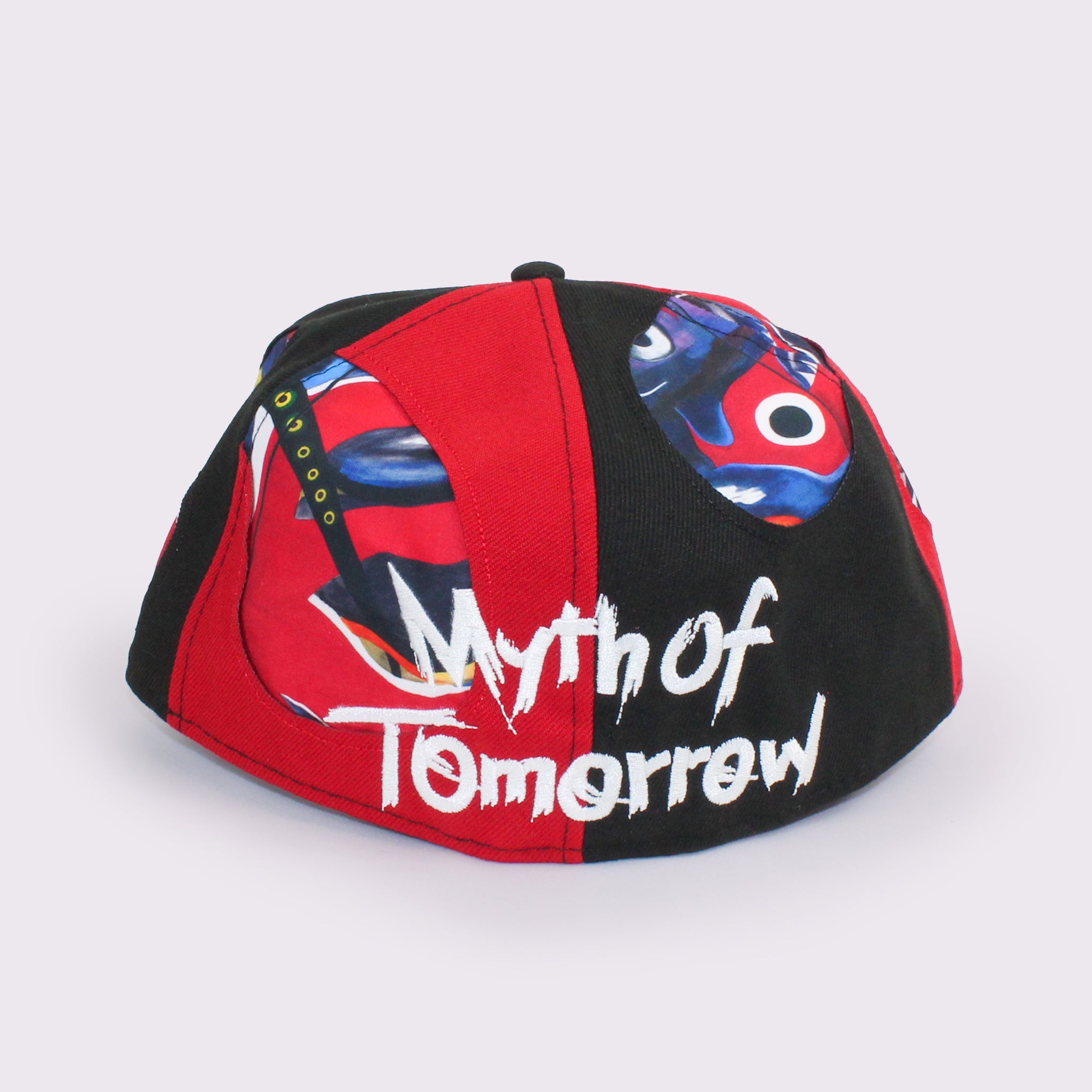 NEW ERA 59FIFTY TARO OKAMOTO 岡本太郎 明日の神話 ブラック/スカーレット