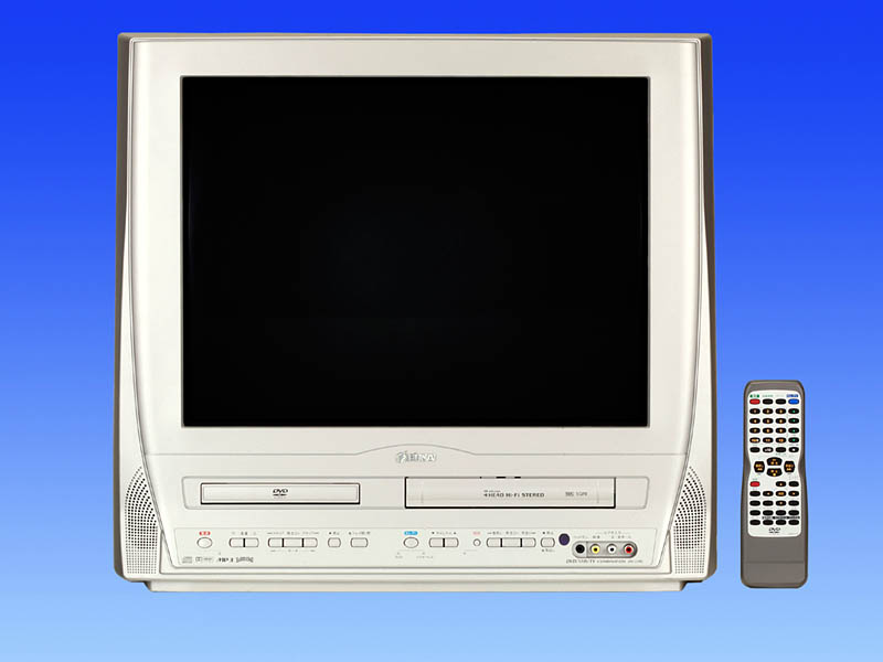 フナイ、DVDプレーヤー内蔵の21型テレビデオ