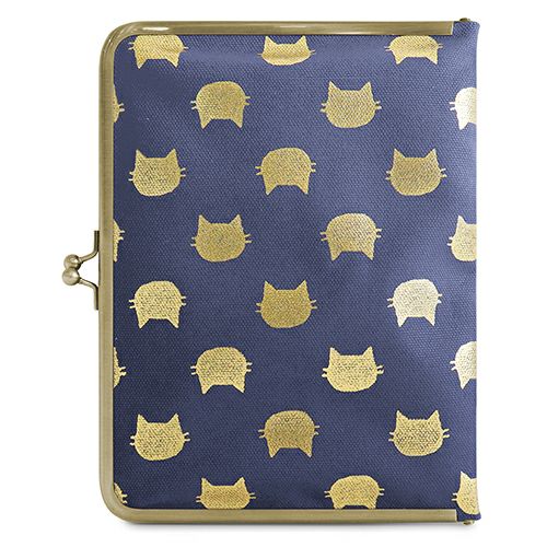 在庫商品】ブックカバー型がま口多機能ケース B6/360P対応【HAKU