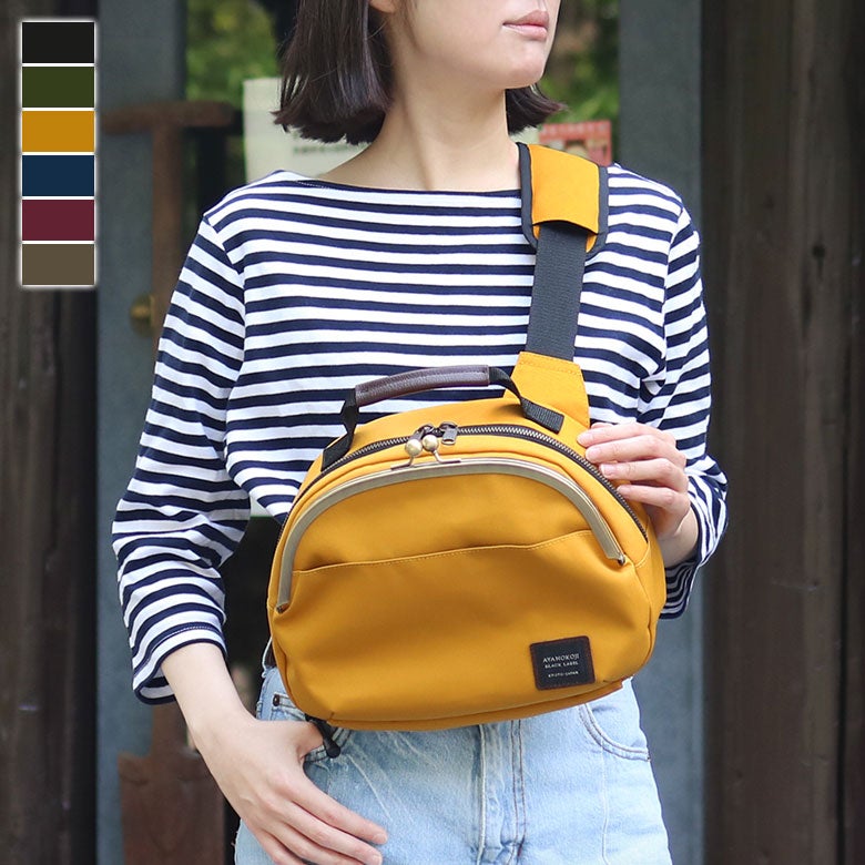 がま口ポシェット型ボディバッグ｜AYANOKOJI