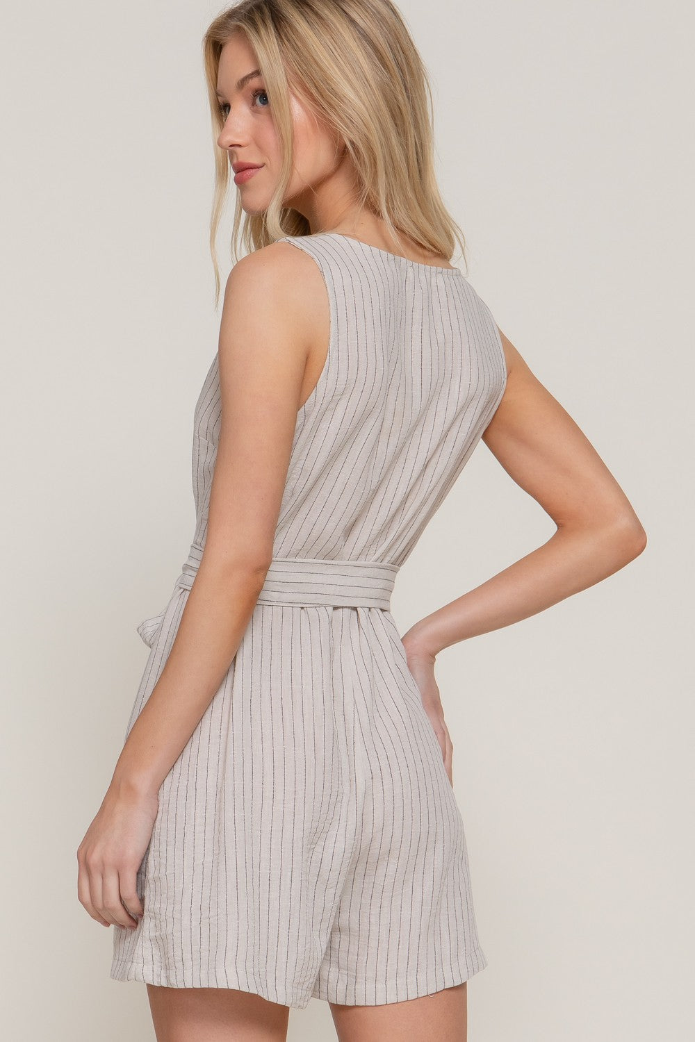 Linen Lines Romper – Azalea Avenue Boutique