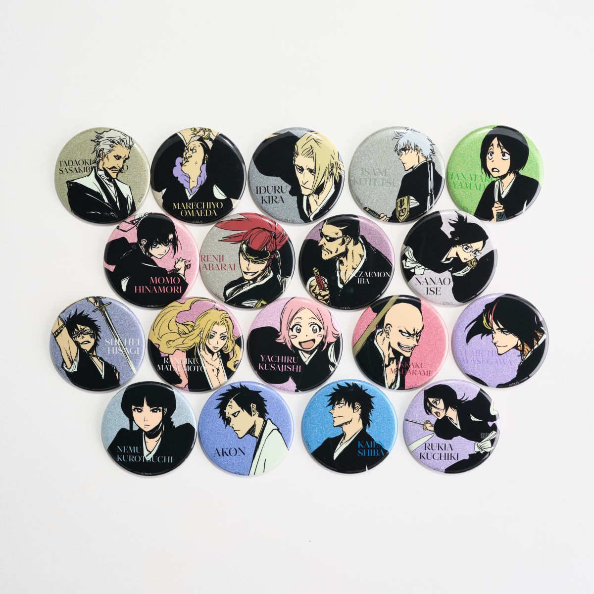 BLEACH 原作絵缶バッジ まとめ売り BLEACH 原画展 EX 缶バッジ まとめ