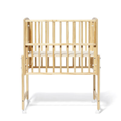 新品】ノモック Wオープンハイタイプ ミニベビーベッド ナチュラル