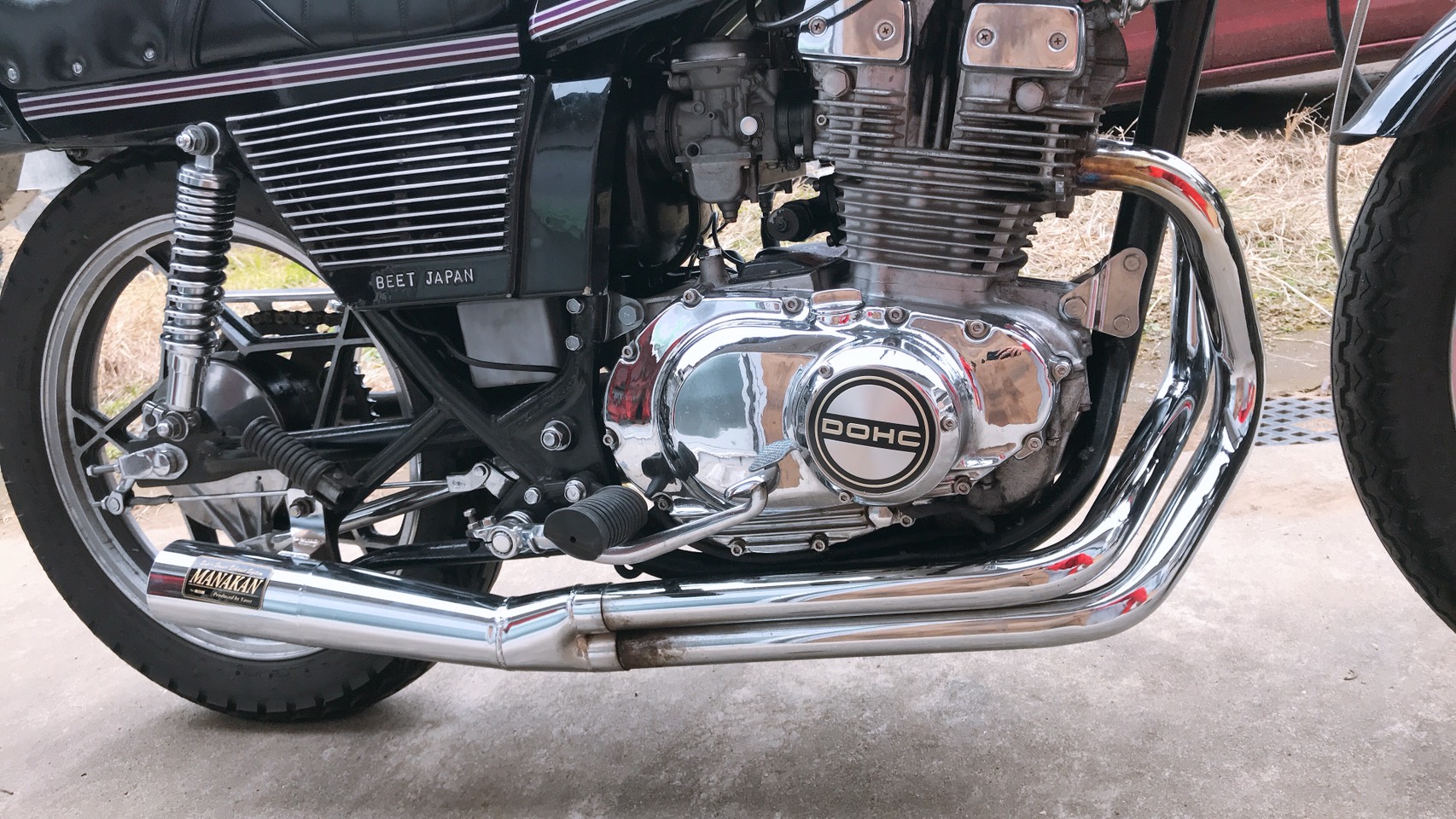 GSX400E ゴキ ザリ GS400 吸い込み ケンタ管 マービング 八木 GSX400E