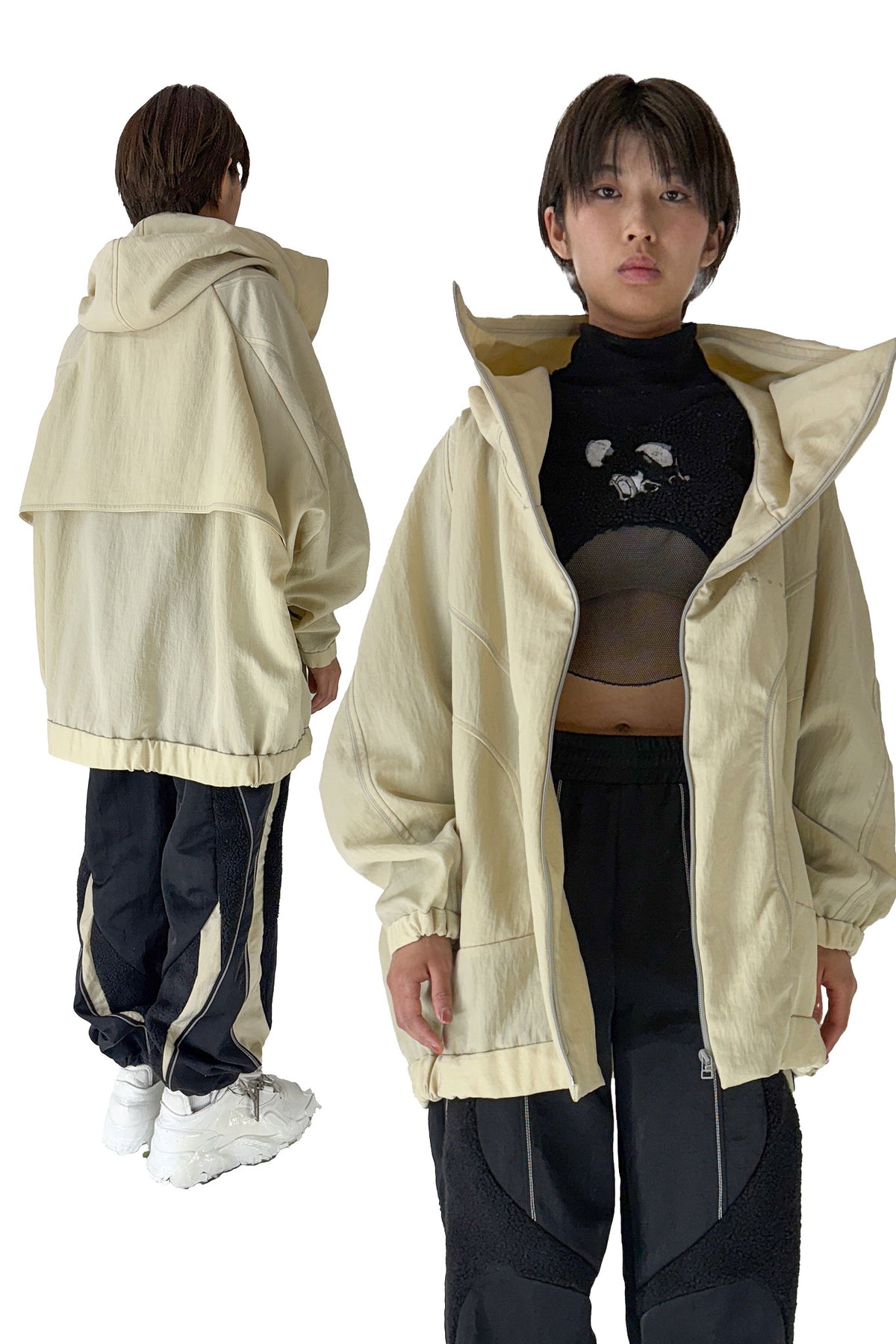 ハイネックビッグパーカー - Black – BALMUNG